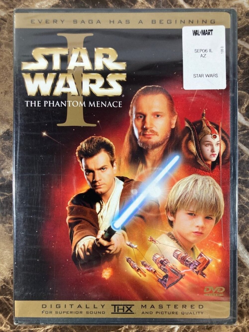 Star Wars Episode I The Phantom Menace DVD NEW SEALED 2002 2-Disc THX Mastered
